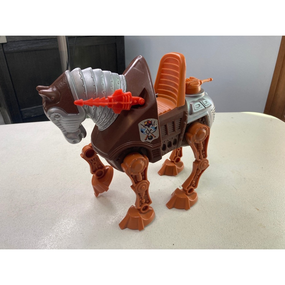 Vintage 1983 Mattel MOTU Stridor Action Figure Vehicle He-Man Horse Incomplete